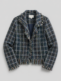 Springfield Tweed Jacket – Navy – Medium