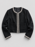 Wool Jacket Black Medium