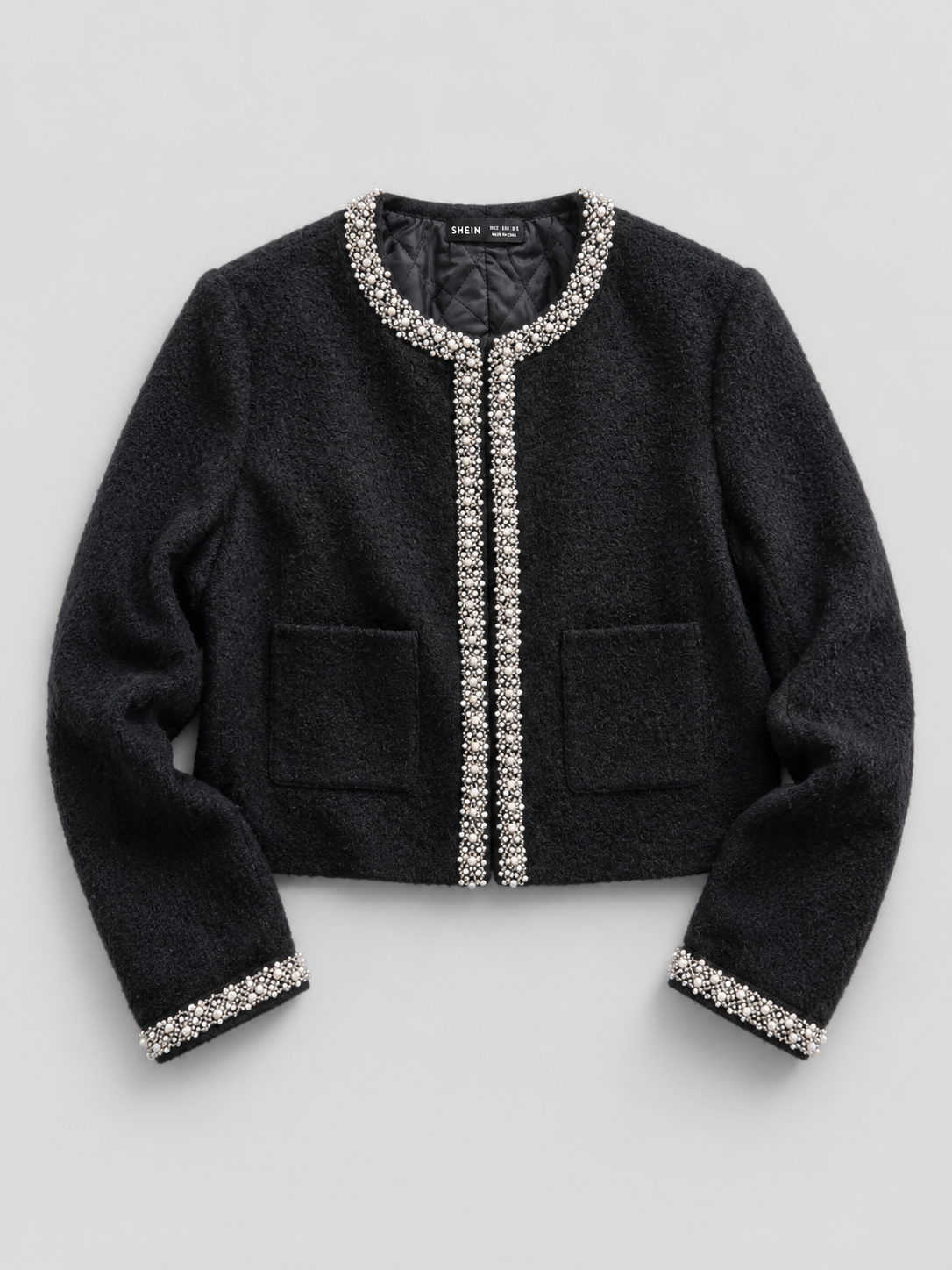 Wool Jacket Black Medium