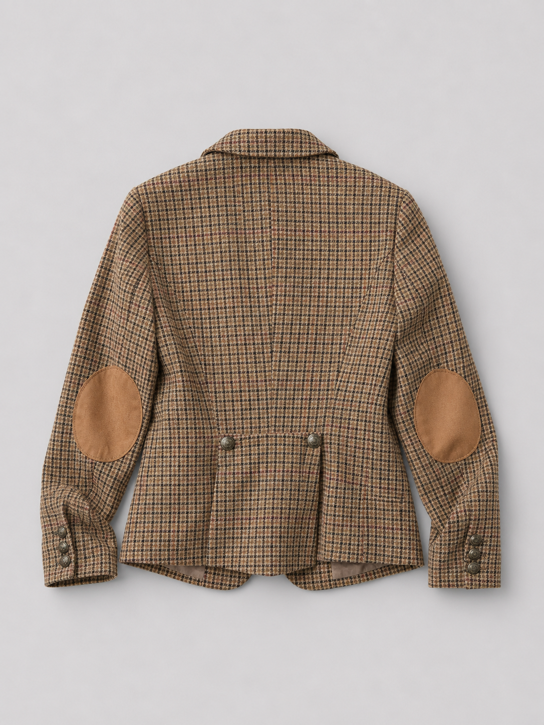 Atmosphere Houndstooth Jacket Brown Small