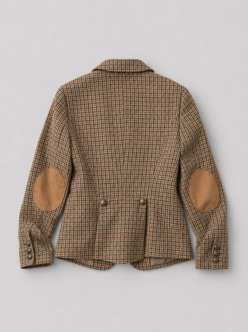 Atmosphere Houndstooth Jacket Brown Small