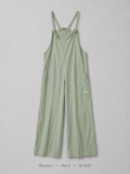 Wide-Leg Dungaree Jumpsuit by Mossimo in Sage Green