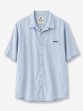 Skylark hemp cotton shirt light blue size XL