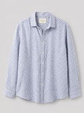 Industrie premium linen shirt blue gingham size L