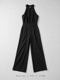 Halter-Neck Wide-Leg Jumpsuit by Forever New in Black