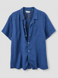 Tenth & Ocean Linen Shirt – Cobalt Blue, Size M