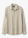WE linen shirt sand beige size XL long sleeve