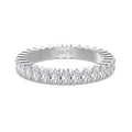 Eternity Band Ring · Rhodium-Finished S925