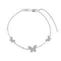 Butterfly Moissanite Bracelet · D VVS1 · Rhodium-Finished S925