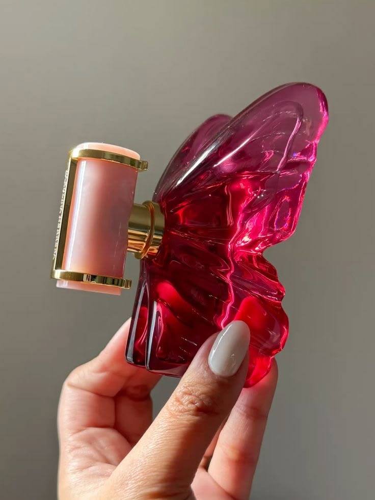 Carolina Herrera La Bomba butterfly bottle close-up